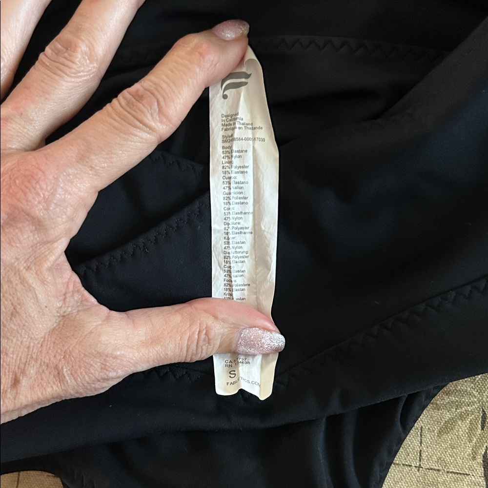 Fabletics Black High-Waist Bikini Set - Picture 3 of 4